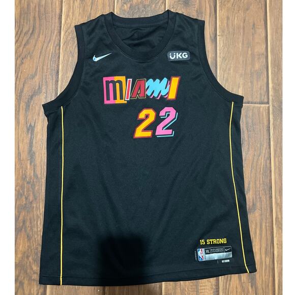 Nike Bam Butler  Edition Miami Heat Jersey Size XL (AA3-I) - Picture 1 of 7